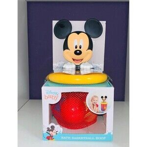 Disney Bath Time Basketball Hoop Game Mickey Mouse NEW